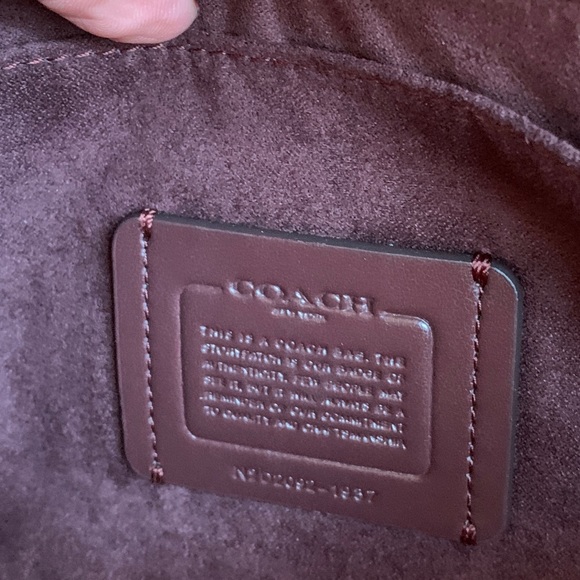 Authentic COACH 1941 Leather/Canvas magnetic flap shoulder/satchel/Crossbody - Picture 12 of 16